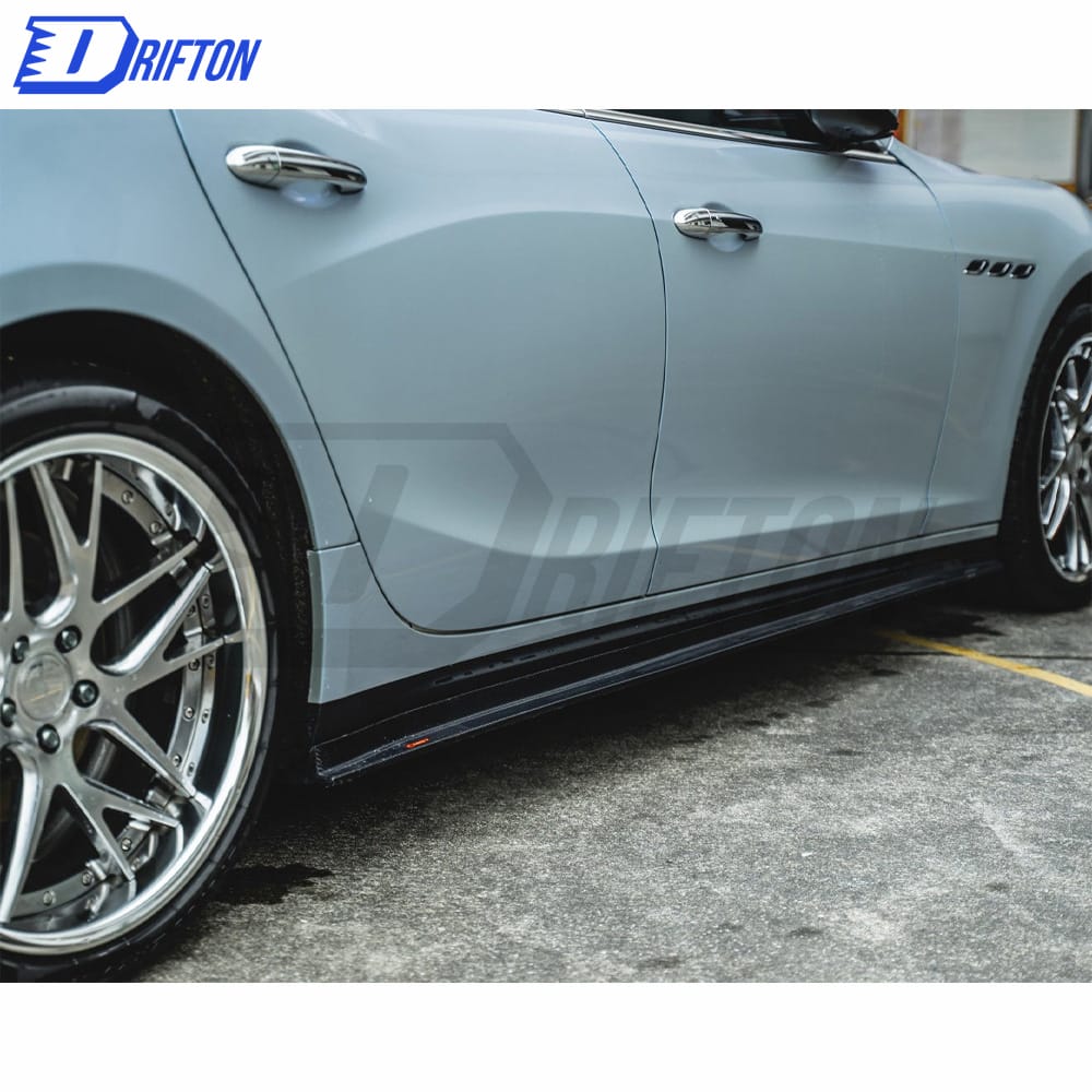 CMST Style Carbon Fiber Side Skirt For Maserati Ghibli 2018-2021