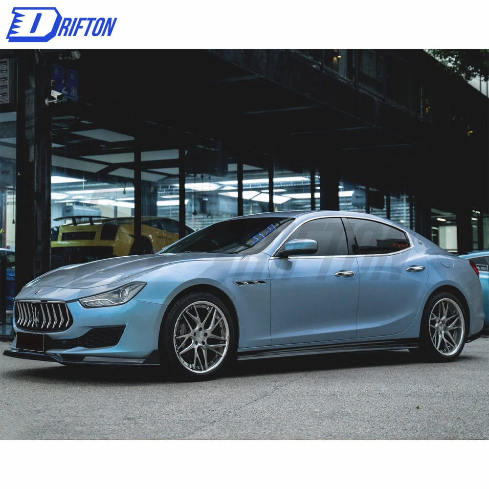 CMST Style Carbon Fiber Side Skirt For Maserati Ghibli 2018-2021