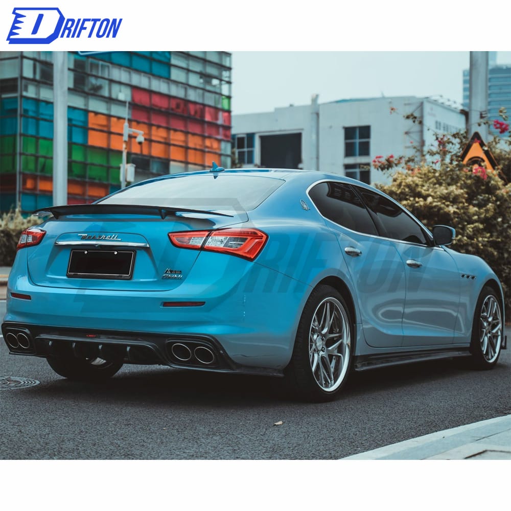 CMST Style Carbon Fiber Side Skirt For Maserati Ghibli 2018-2021