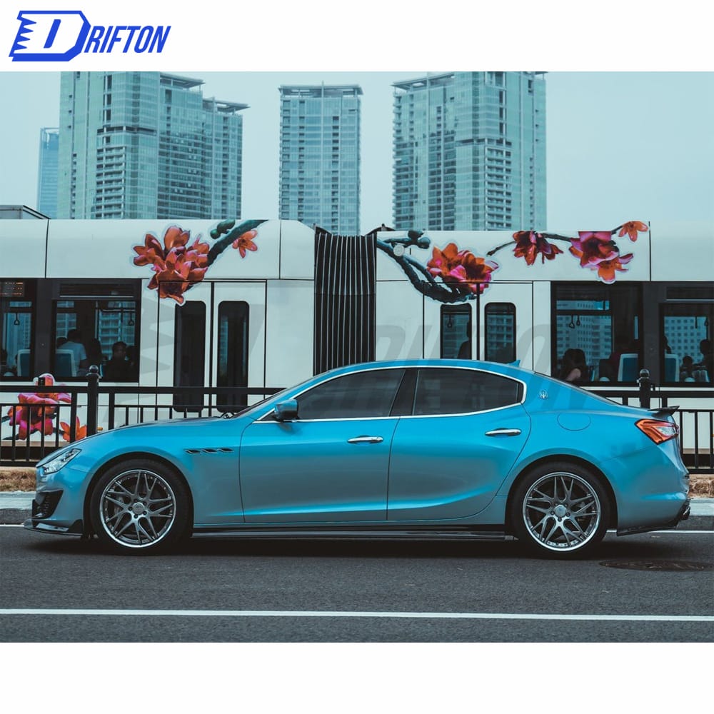 CMST Style Carbon Fiber Side Skirt For Maserati Ghibli 2018-2021