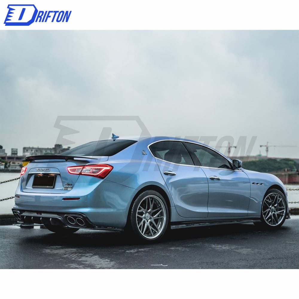CMST Style Carbon Fiber Side Skirt For Maserati Ghibli 2018-2021