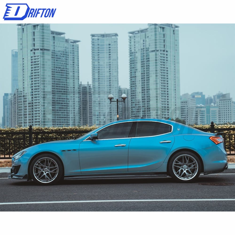 CMST V2 Style Carbon Fiber Rear Trunk Wing Spoiler For Maserati Ghibli 2014-2021