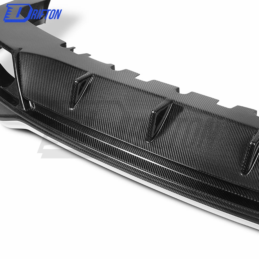 Paktechz Style Half Carbon Fiber Rear Diffuser For Maserati Ghibli 2014-2017