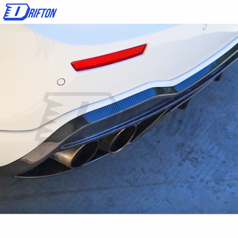 Paktechz Style Half Carbon Fiber Rear Diffuser For Maserati Ghibli 2014-2017