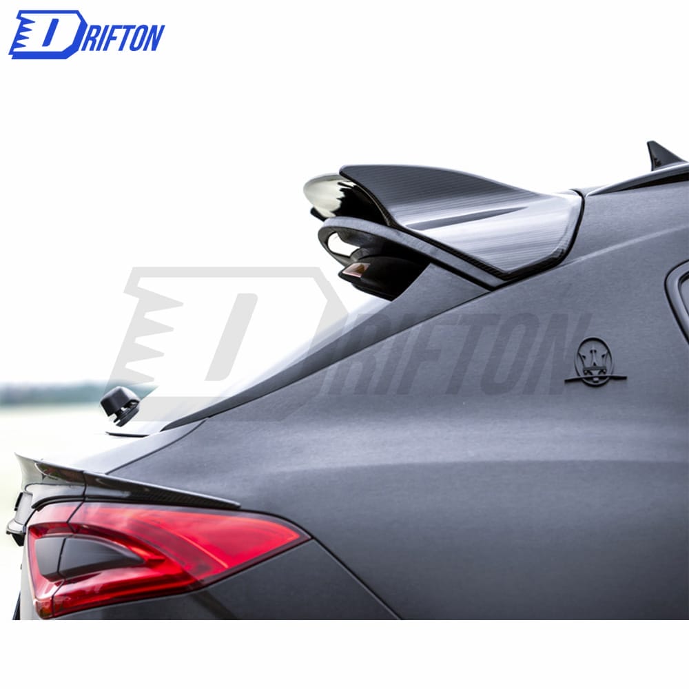 PakTechz Style Carbon Fiber Upper Front Lip For Maserati Levante 2016-2020