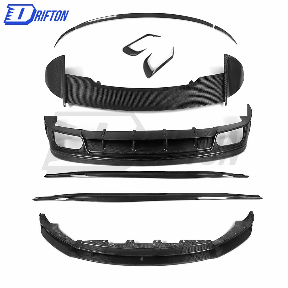 PakTechz Style Carbon Fiber Upper Front Lip For Maserati Levante 2016-2020