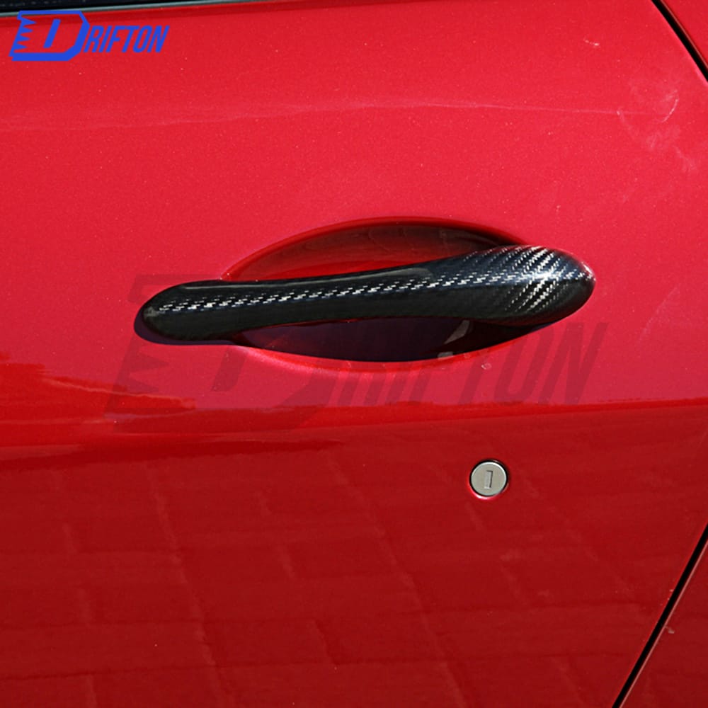 Dry Carbon Fiber Door Handle Cover For Maserati Granturismo Grancabrio GTS GT 2007-2015