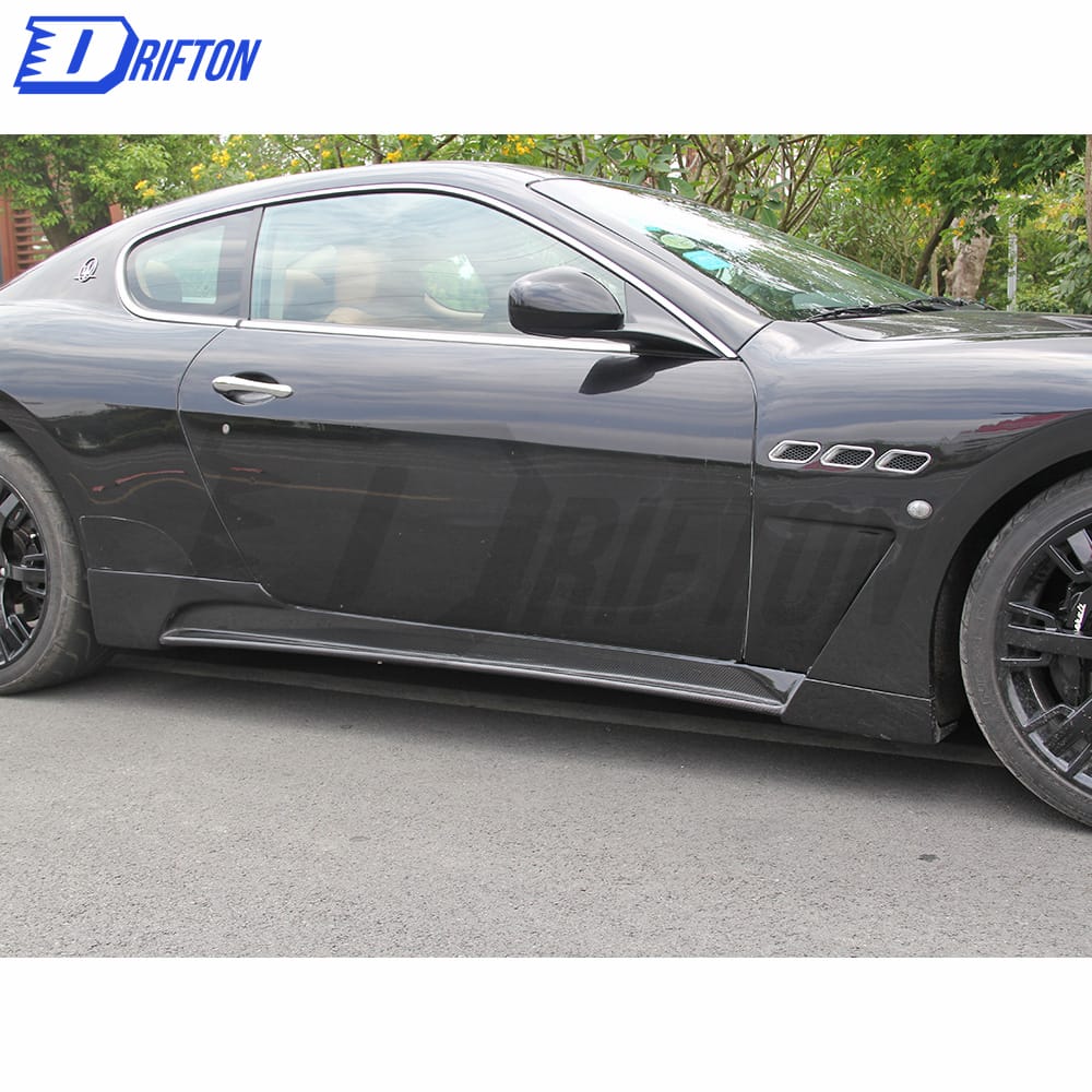 CEC Style Glass Fiber Side Skirt For Maserati Granturismo Grancabrio GT GTS GC 2007-2015