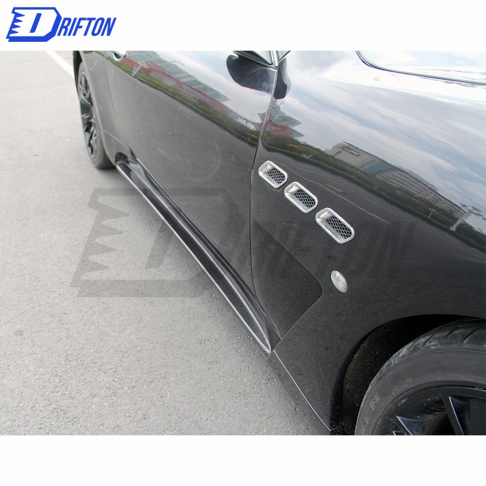 CEC Style Glass Fiber Side Skirt For Maserati Granturismo Grancabrio GT GTS GC 2007-2015