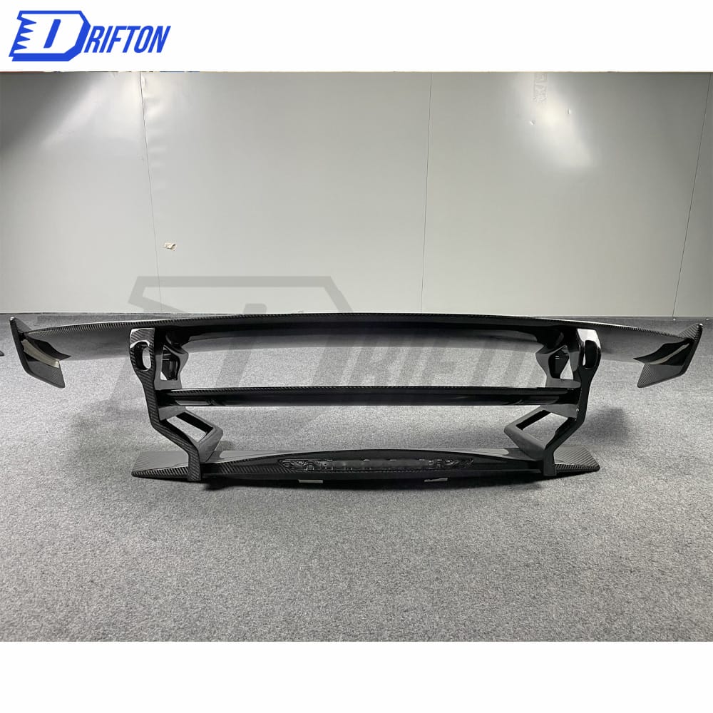Black Series Style Dry Carbon Fiber Rear Spoiler (with LED) For Mercedes-Benz AMG GT GTS GTC GTR 2015-2019