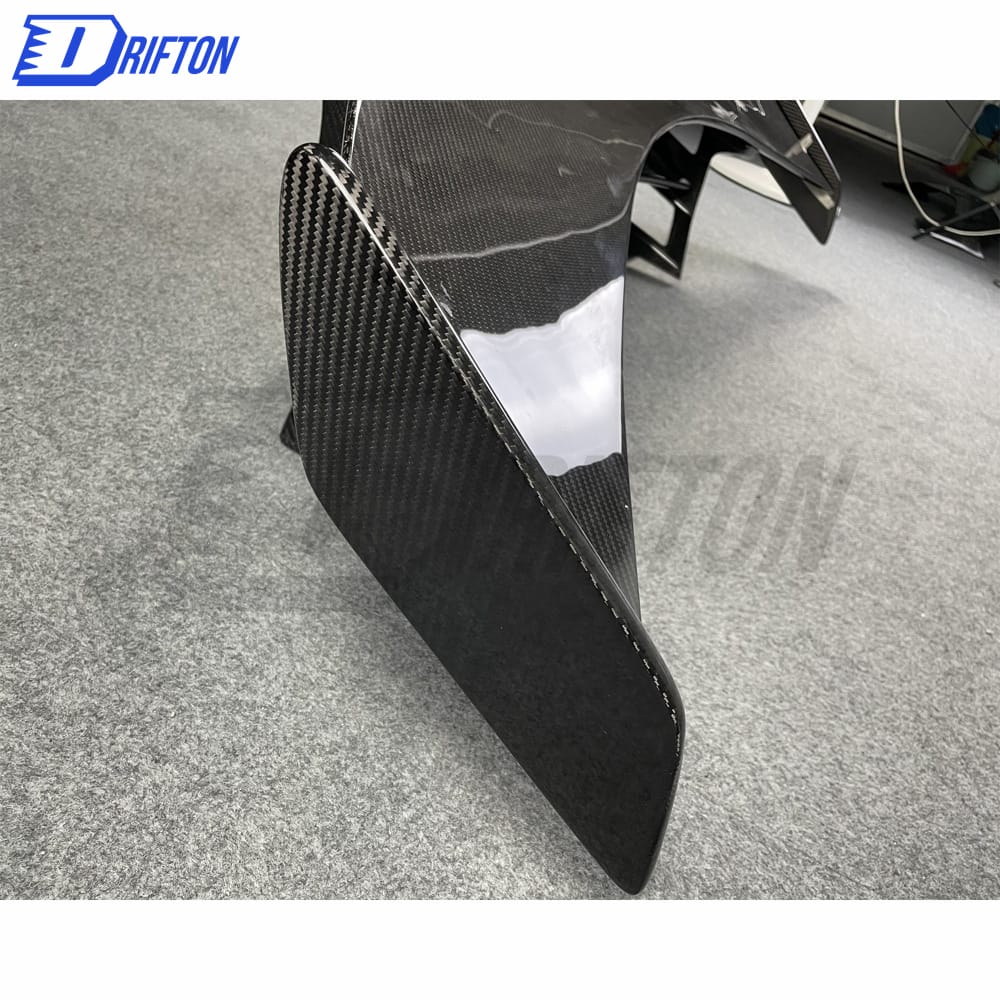 Black Series Style Dry Carbon Fiber Rear Spoiler (with LED) For Mercedes-Benz AMG GT GTS GTC GTR 2015-2019