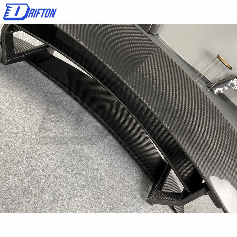 Black Series Style Dry Carbon Fiber Rear Spoiler (with LED) For Mercedes-Benz AMG GT GTS GTC GTR 2015-2019