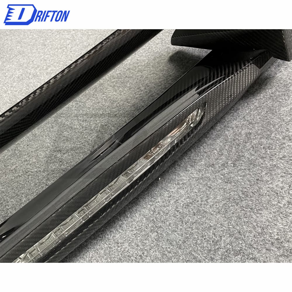 Black Series Style Dry Carbon Fiber Rear Spoiler (with LED) For Mercedes-Benz AMG GT GTS GTC GTR 2015-2019