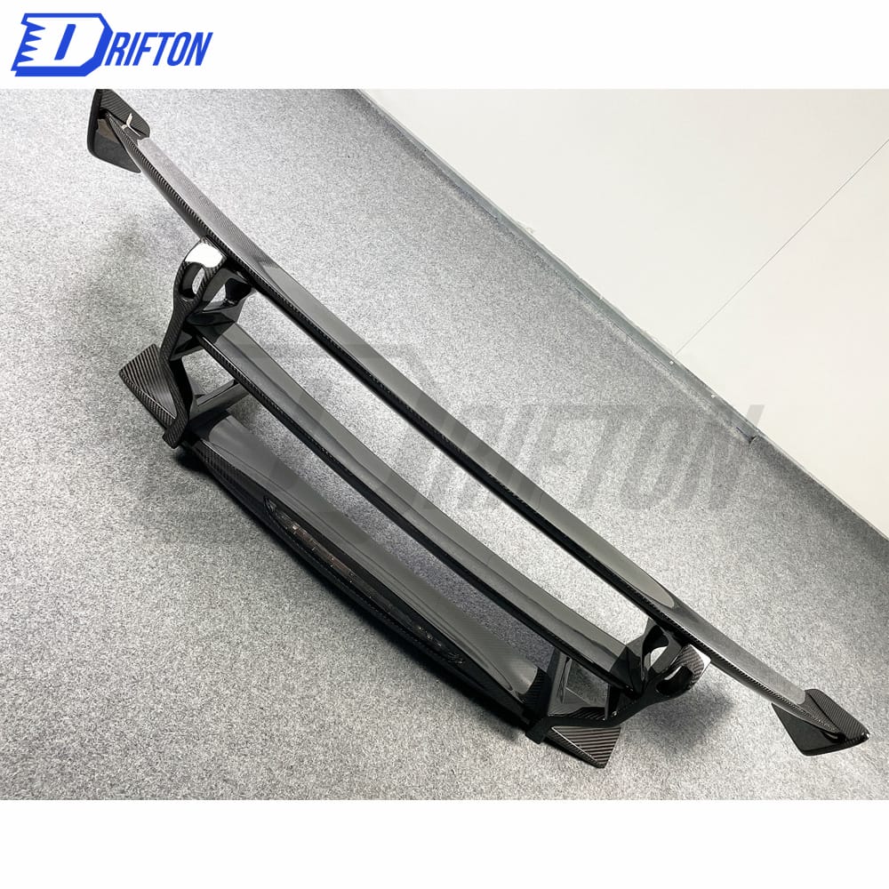 Black Series Style Dry Carbon Fiber Rear Spoiler (with LED) For Mercedes-Benz AMG GT GTS GTC GTR 2015-2019