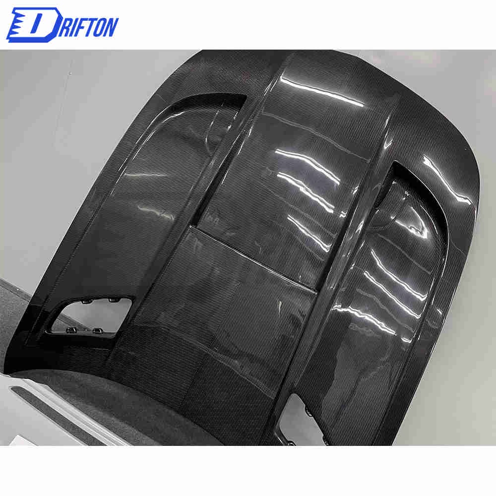 Black Series Style Half Dry Carbon Fiber Body Kit For Mercedes-Benz AMG GT GTS GTC GTR 2015-2019