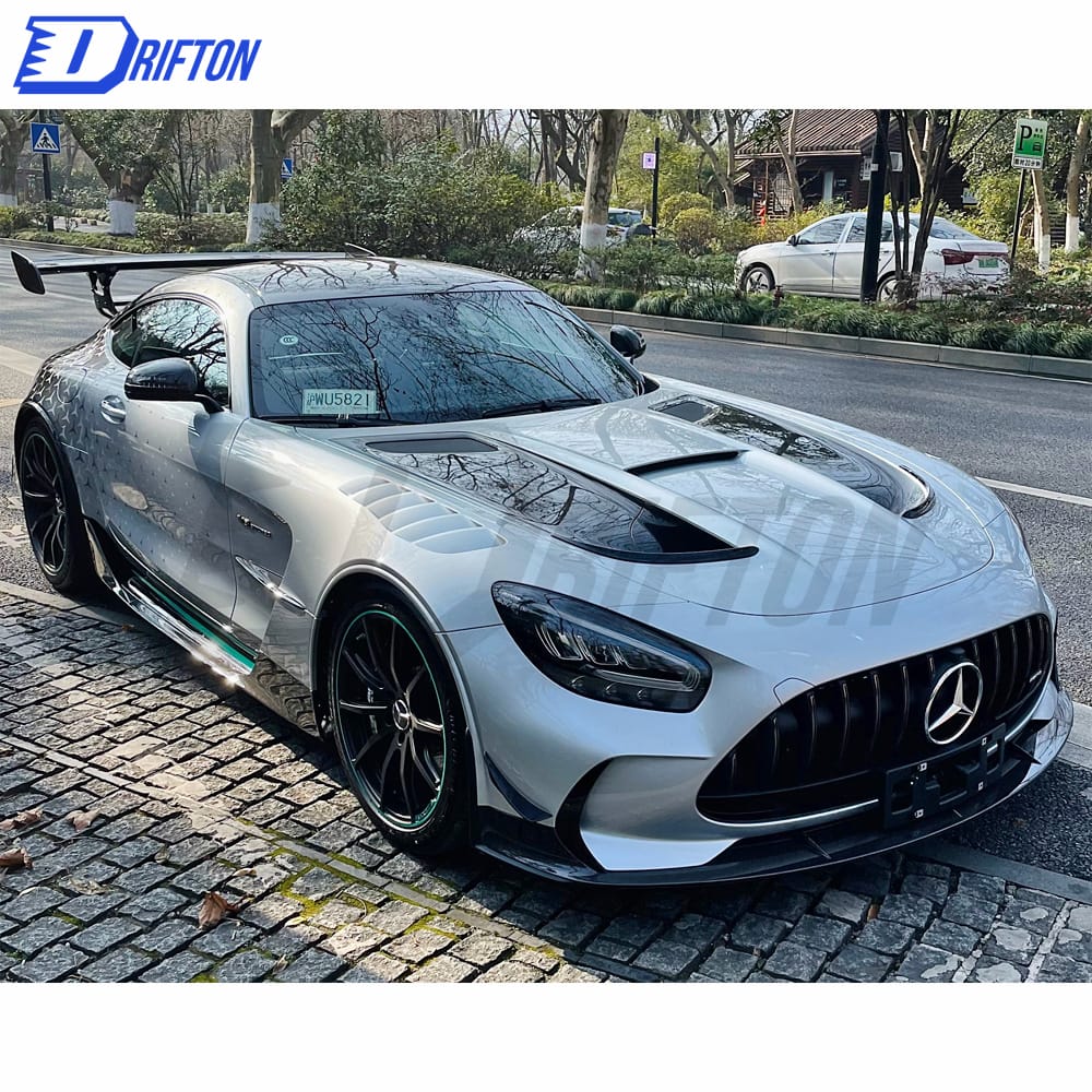 Black Series Style Carbon Fiber Rear Spoiler For Mercedes