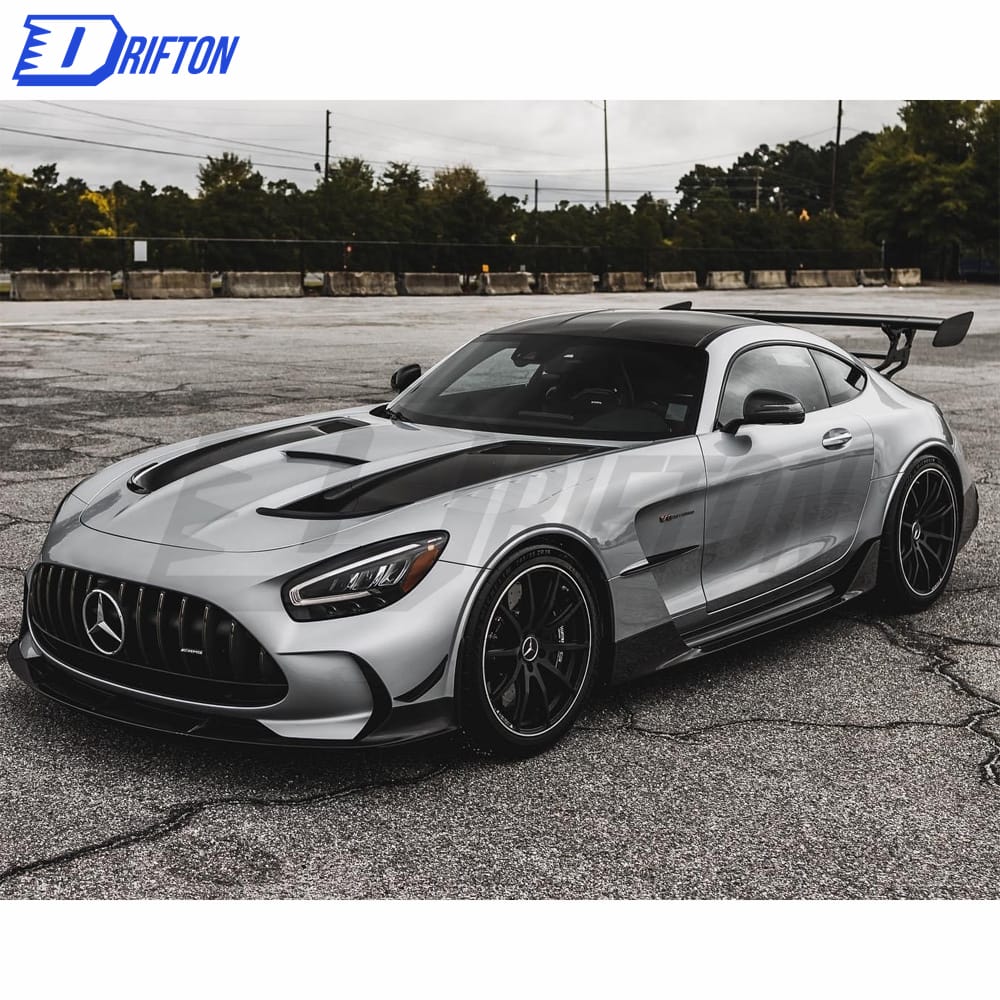Black Series Style Carbon Fiber Rear Spoiler For Mercedes