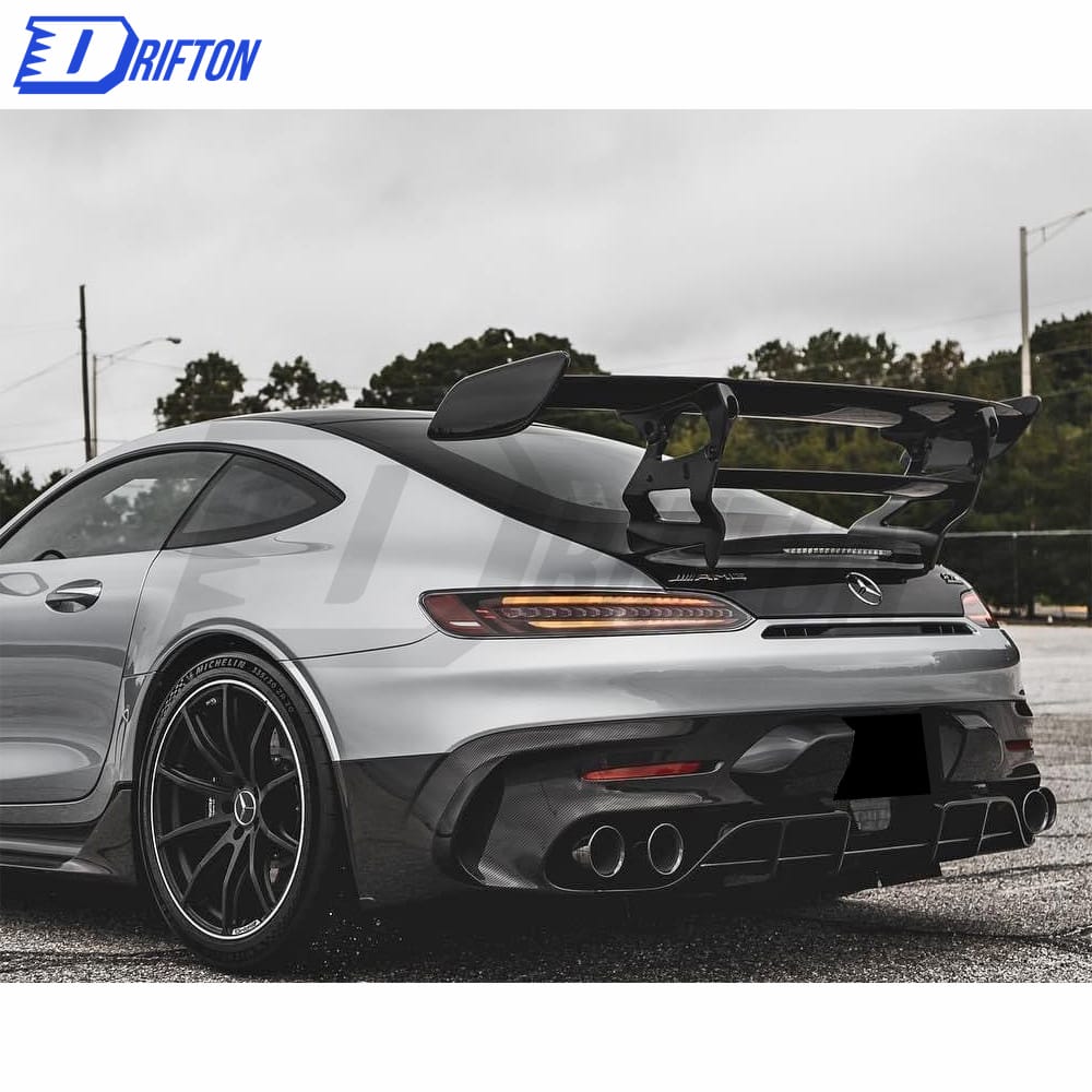 Black Series Style Carbon Fiber Rear Spoiler For Mercedes