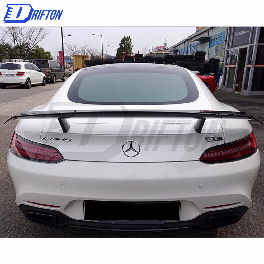 Mansory Style Dry Carbon Fiber Rear Spoiler For Mercedes-Benz AMG GT GTS 2015-2019