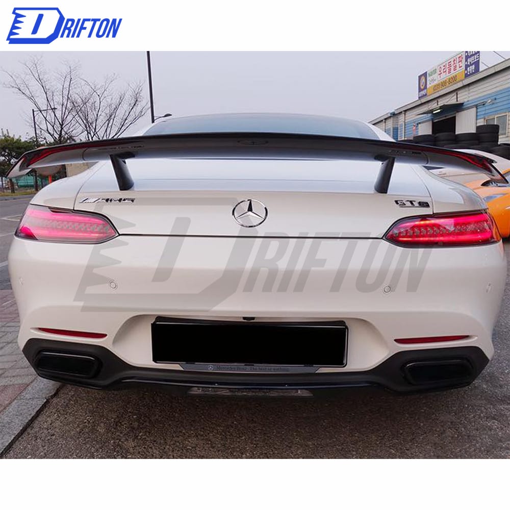 Mansory Style Dry Carbon Fiber Rear Spoiler For Mercedes-Benz AMG GT GTS 2015-2019