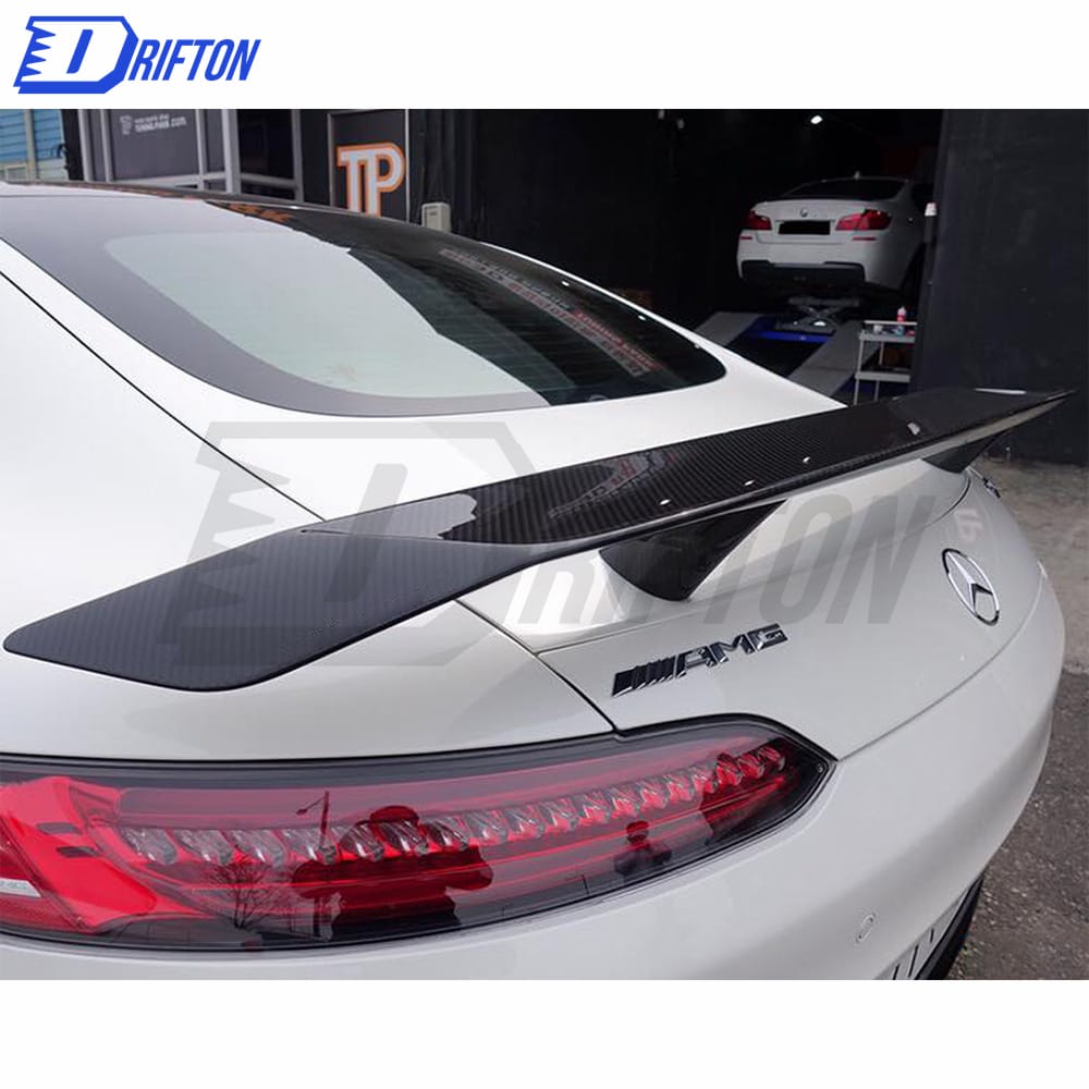 Mansory Style Dry Carbon Fiber Rear Spoiler For Mercedes-Benz AMG GT GTS 2015-2019