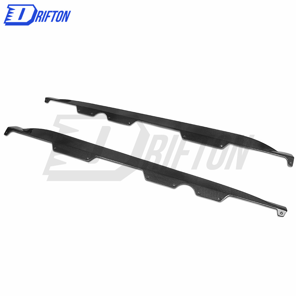 Paktechz V2 Style Carbon Fiber Side Skirt For Mercedes-Benz AMG GT GTS 2015-2016