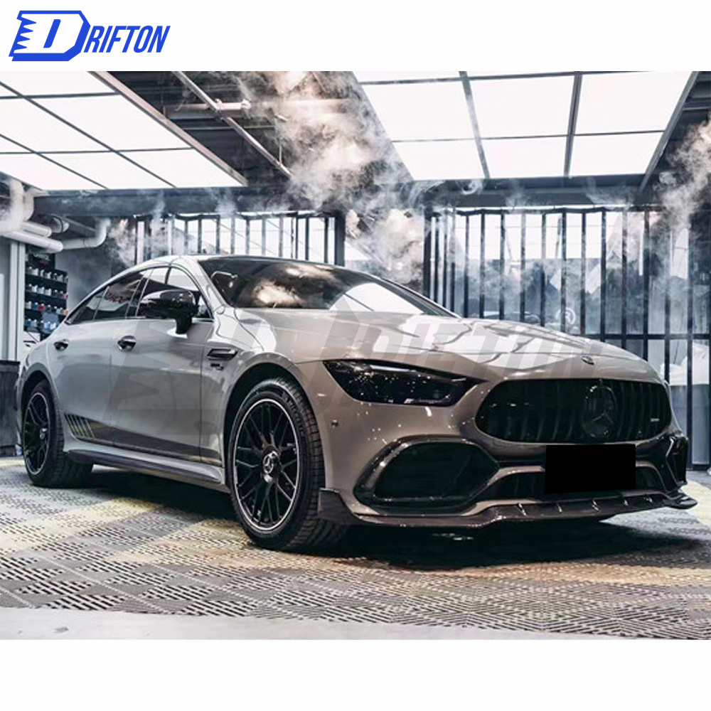 Brabus Style Dry Carbon Fiber Front Bumper Vents For Mercedes Benz AMG GT53 2019-2020