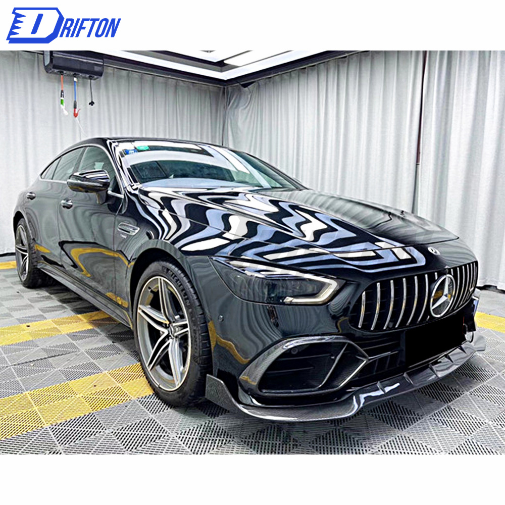 Brabus Style Dry Carbon Fiber Front Bumper Vents For Mercedes Benz AMG GT53 2019-2020