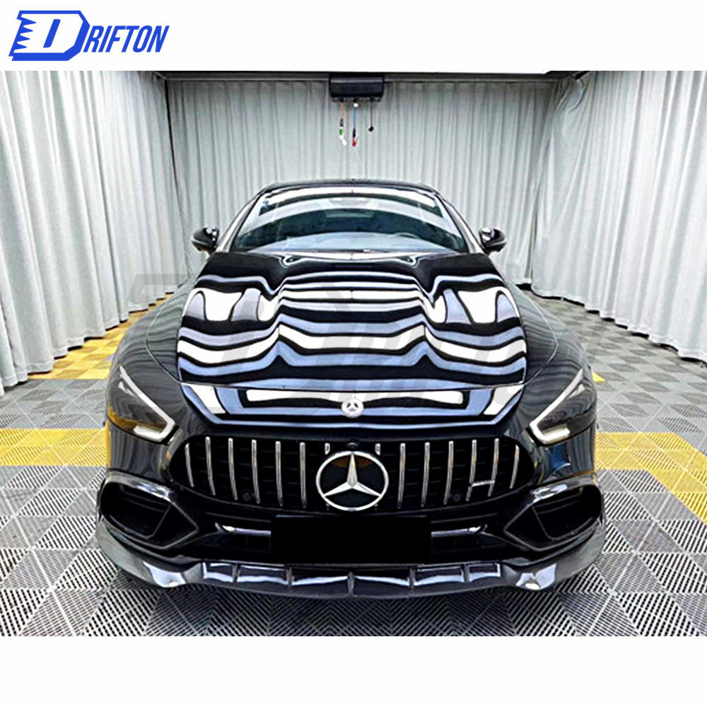 Brabus Style Dry Carbon Fiber Front Bumper Vents For Mercedes Benz AMG GT53 2019-2020