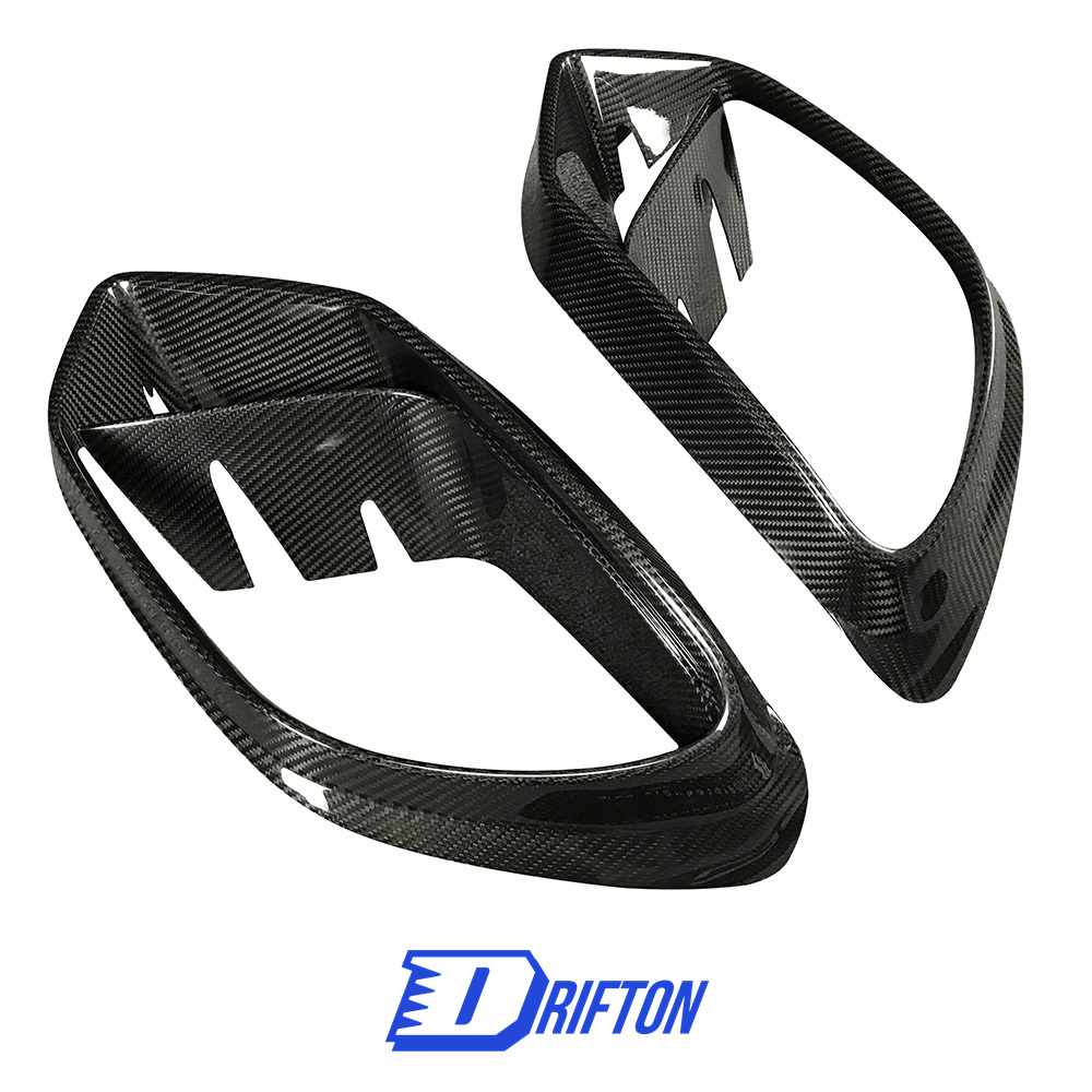 Brabus Style Dry Carbon Fiber Front Bumper Vents For Mercedes Benz AMG GT53 2019-2020