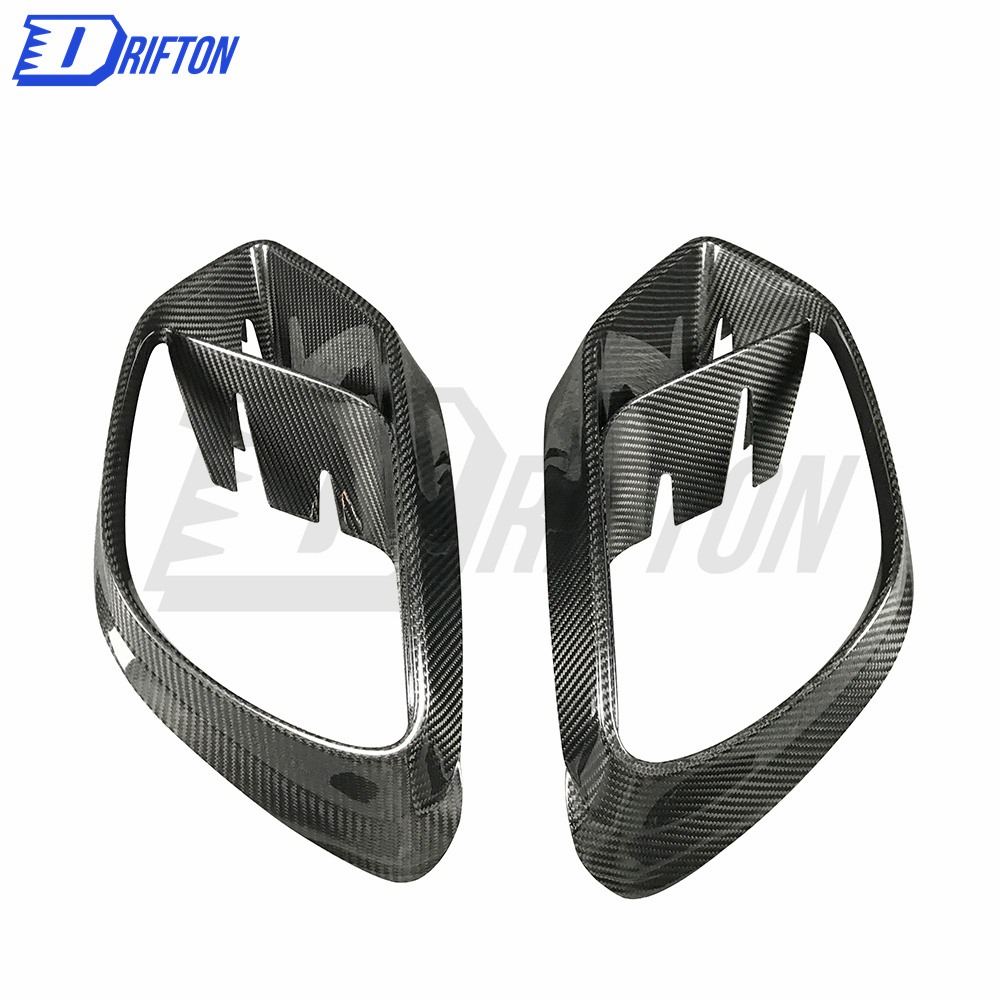Brabus Style Dry Carbon Fiber Front Bumper Vents For Mercedes Benz AMG GT53 2019-2020