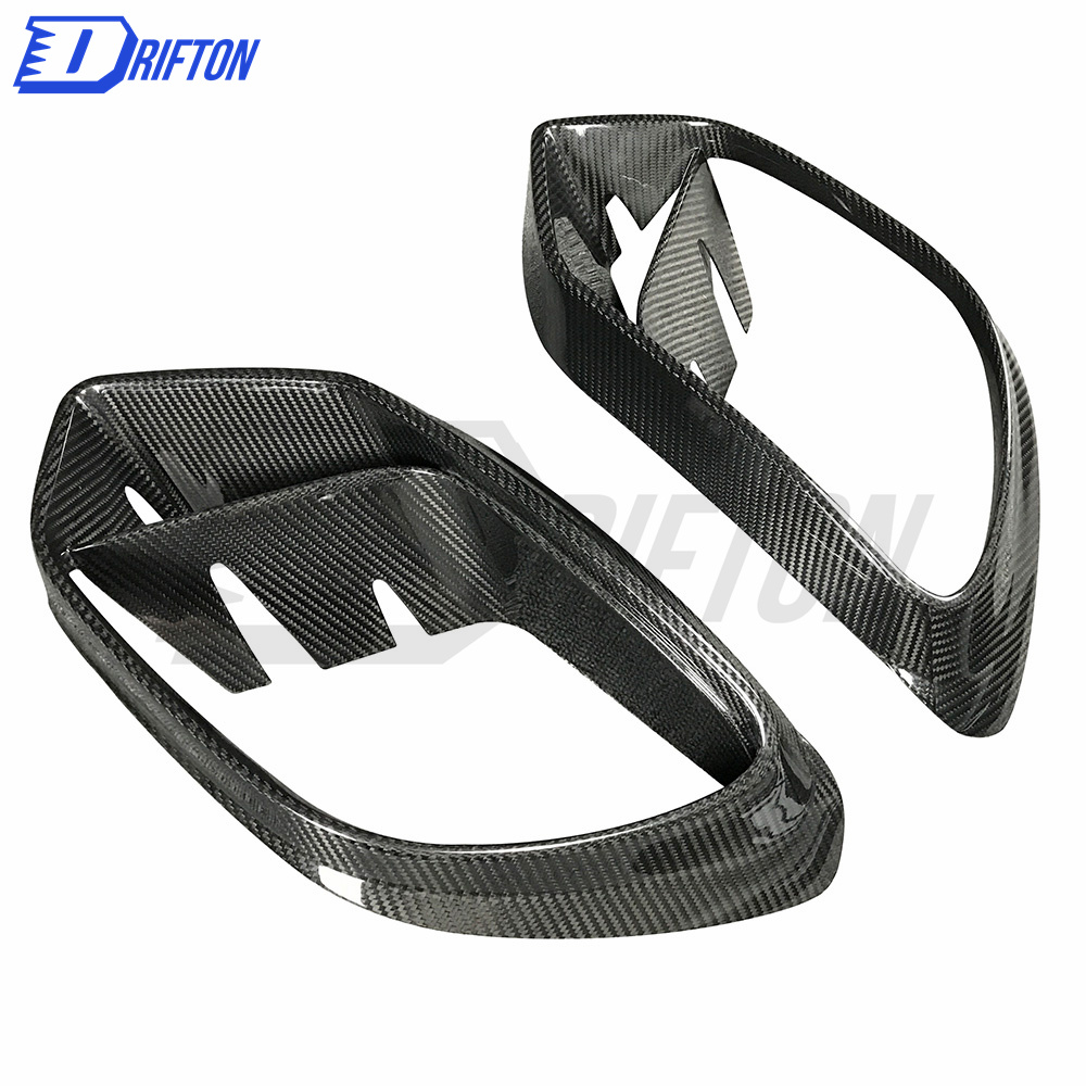 Brabus Style Dry Carbon Fiber Front Bumper Vents For Mercedes Benz AMG GT53 2019-2020