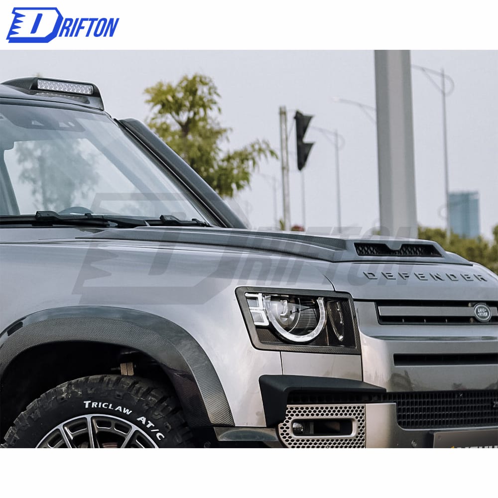 Carbon Fiber Hood Cover For Land Rover Defender 2020-2021