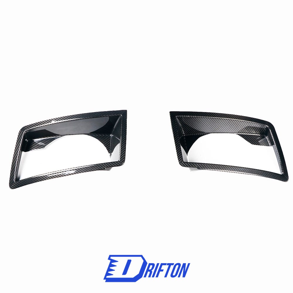 Dry Carbon Fiber Headlight Cover For Land Rover Defender 2020-2021