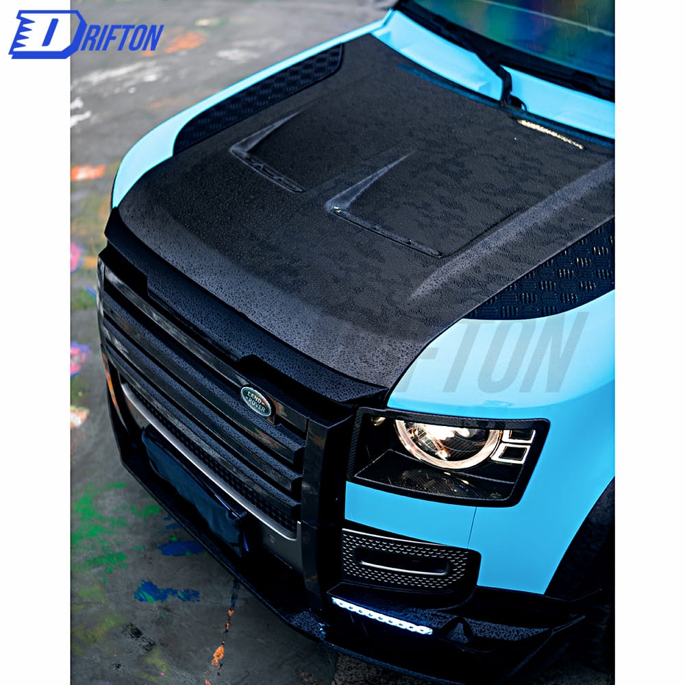 Dry Carbon Fiber Hood For Land Rover Defender 2020-2021