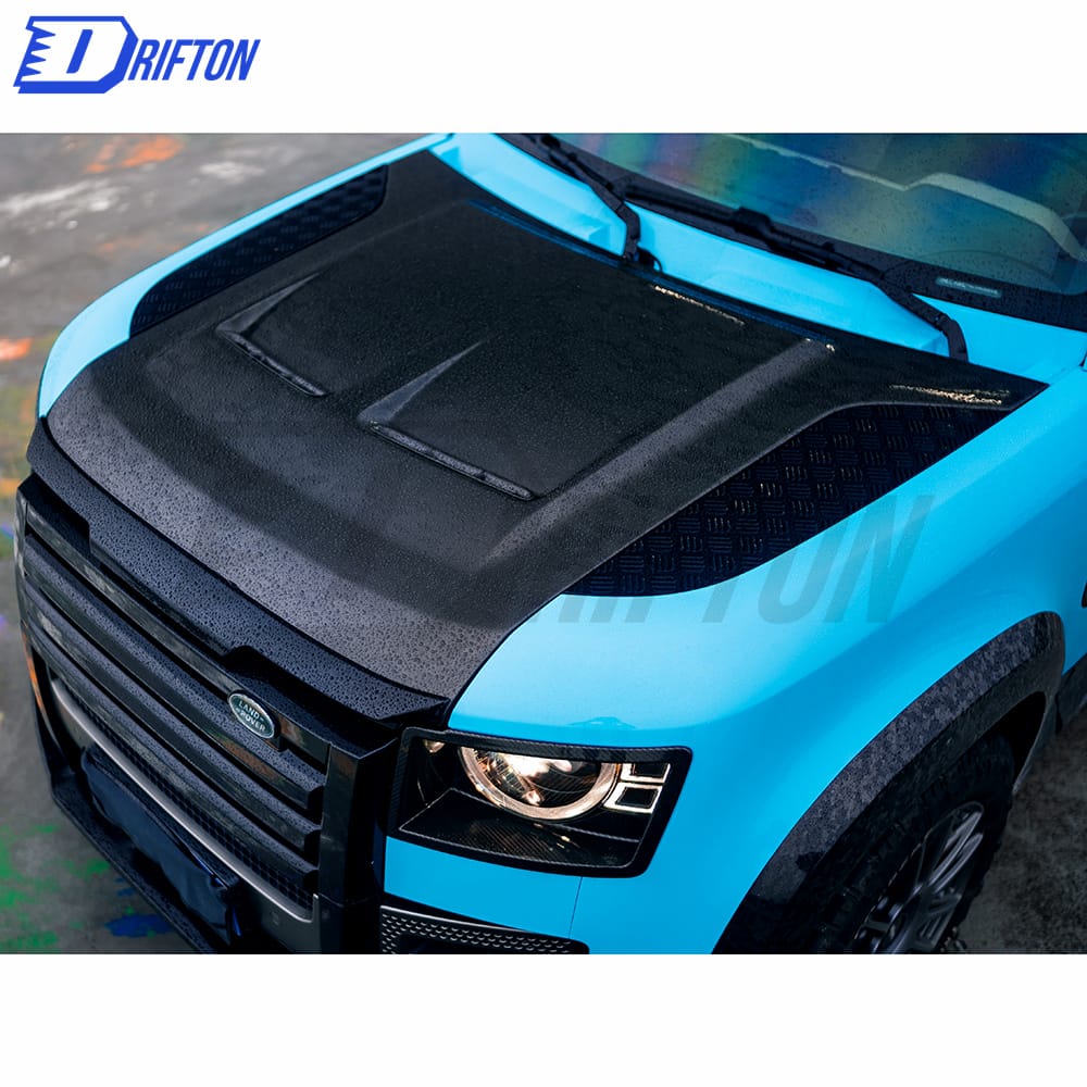Dry Carbon Fiber Hood For Land Rover Defender 2020-2021