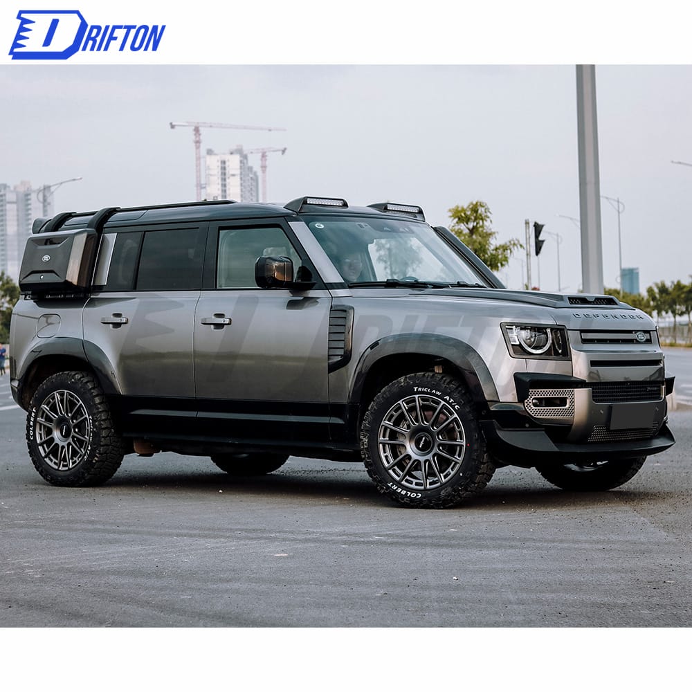 Front Bumper Vent Cover Carbon Fiber For Land Rover Defender