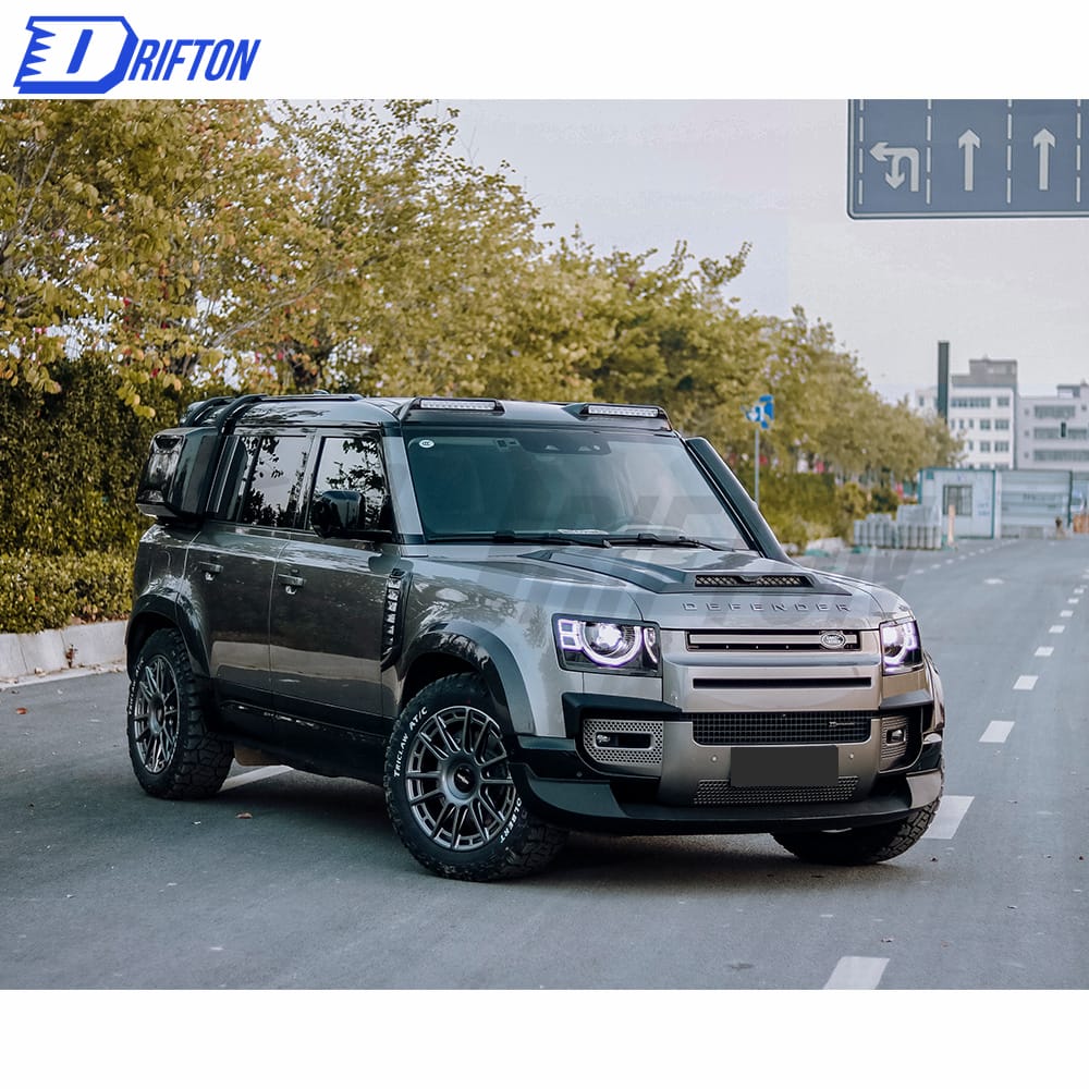 Front Bumper Vent Cover Carbon Fiber For Land Rover Defender