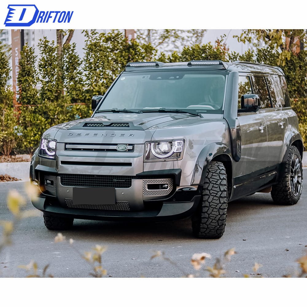 Front Bumper Vent Cover Carbon Fiber For Land Rover Defender