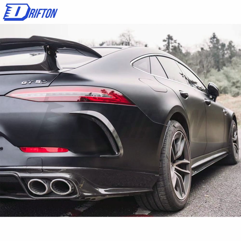 Paktechz Style Dry Carbon Fiber Side Skirt For Mercedes Benz AMG GT53 2019-2022