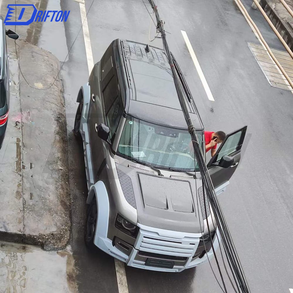 SVR Style Carbon Fiber Hood For Land Rover Defender 2020-2021