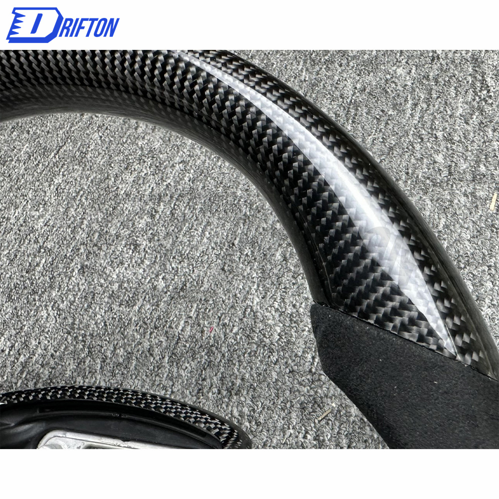 Customize Carbon Fiber & Alcantara With Center Trim Steering Wheel For Land Rover Defender 2020-2023