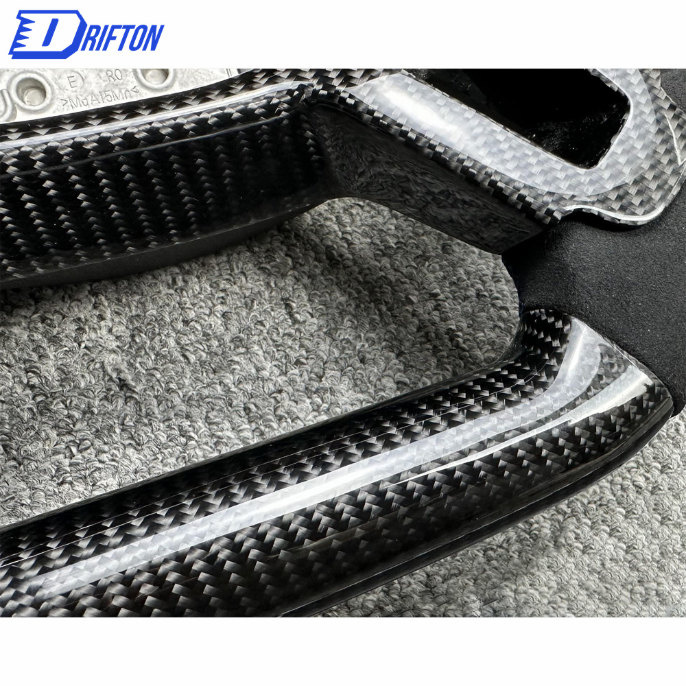 Customize Carbon Fiber & Alcantara With Center Trim Steering Wheel For Land Rover Defender 2020-2023