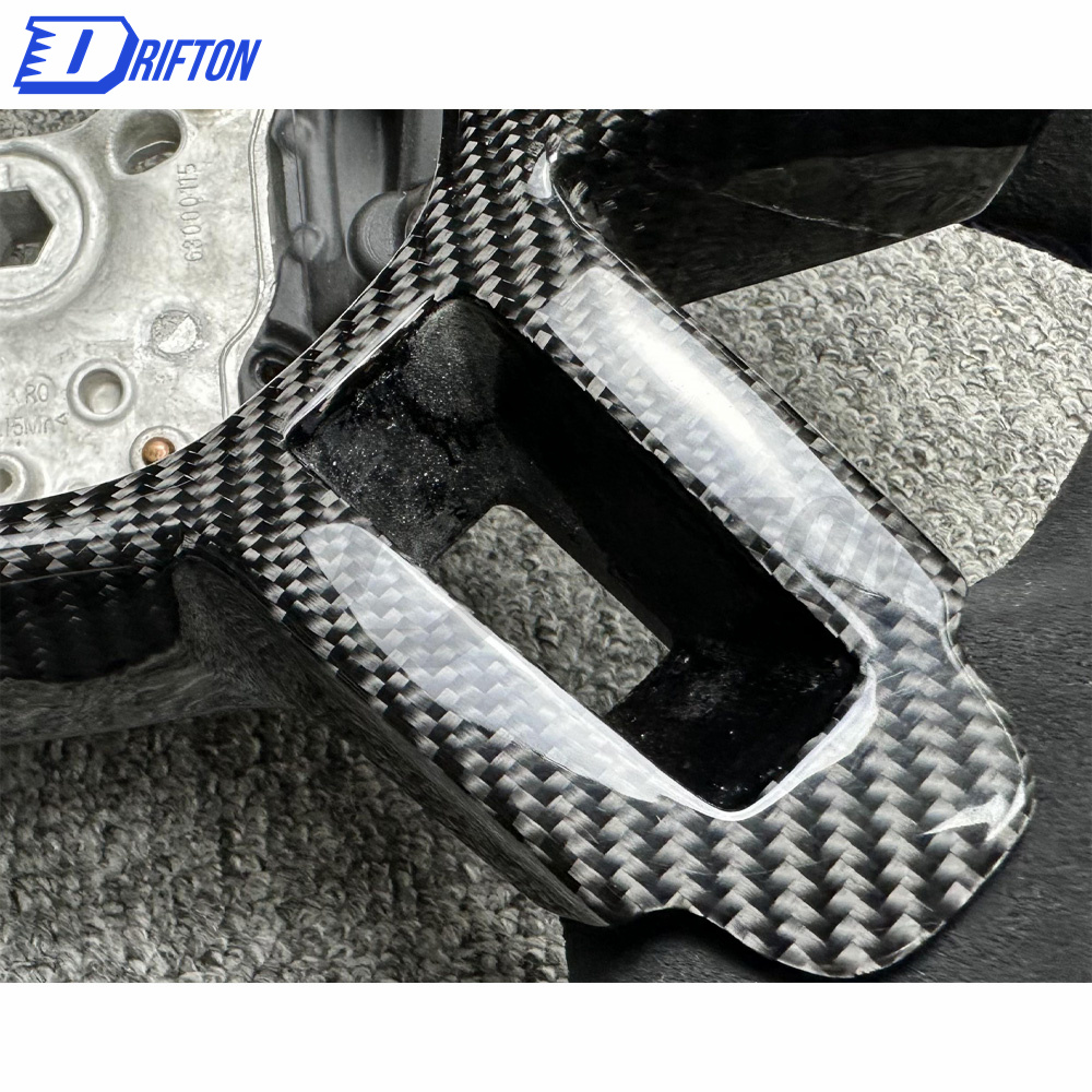 Customize Carbon Fiber & Alcantara With Center Trim Steering Wheel For Land Rover Defender 2020-2023
