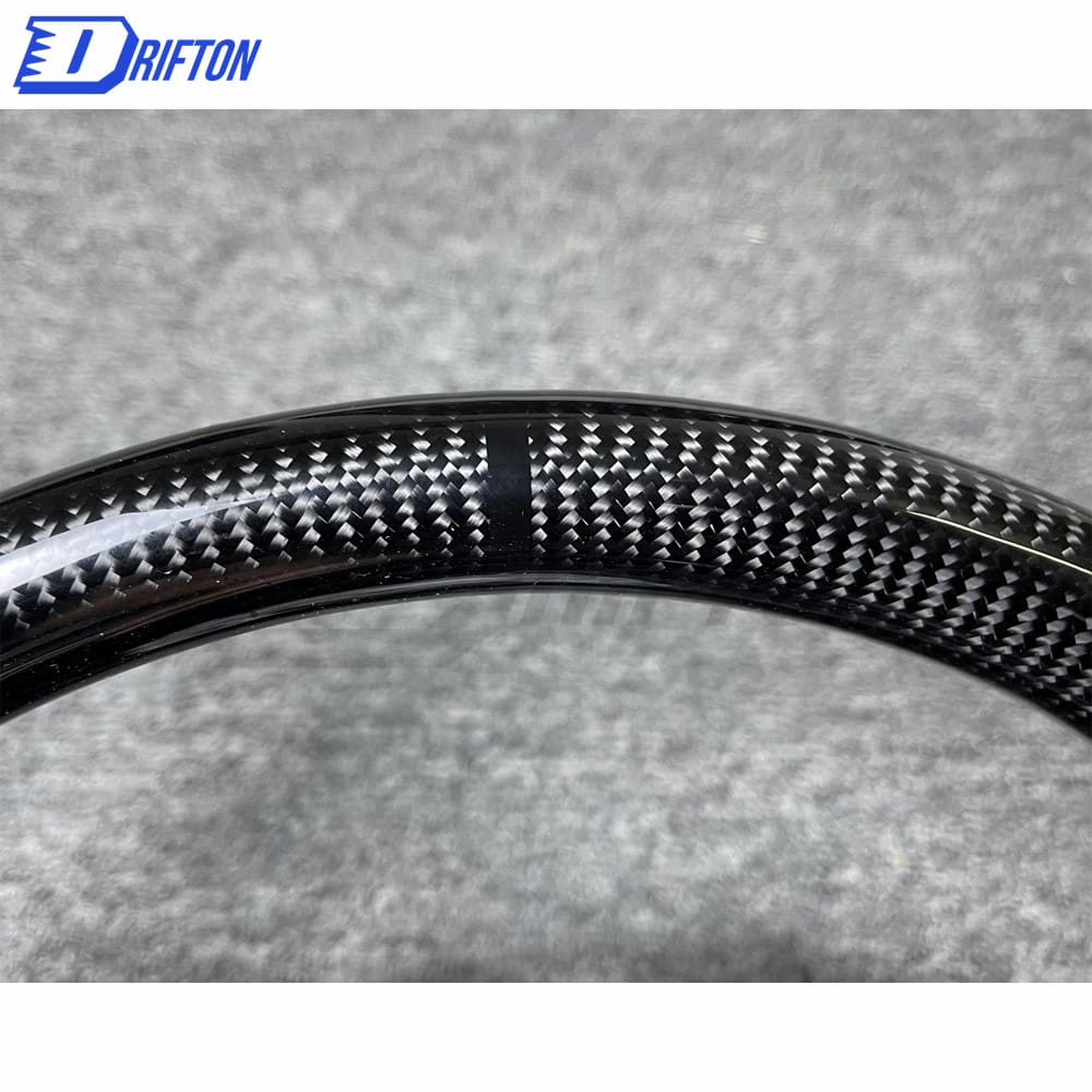 Customize Carbon Fiber & Perforated Leather Steering Wheel For Land Rover Defender 2020-2023