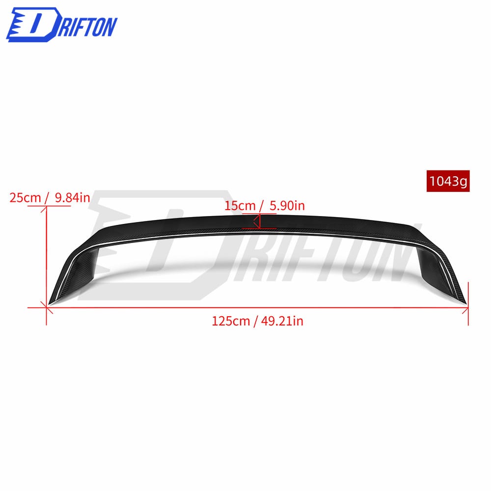 Dry Carbon Fiber Rear Spoiler For BMW G87 M2 G42 2023-Present