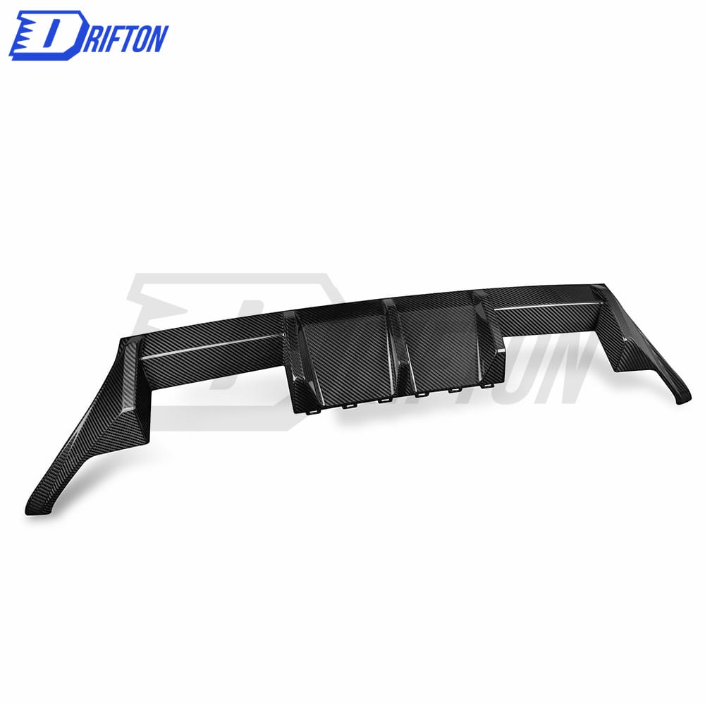 OEM Style Dry Carbon Fiber Rear Diffuser (LR Tips) For BMW G87 M2 2023-Present