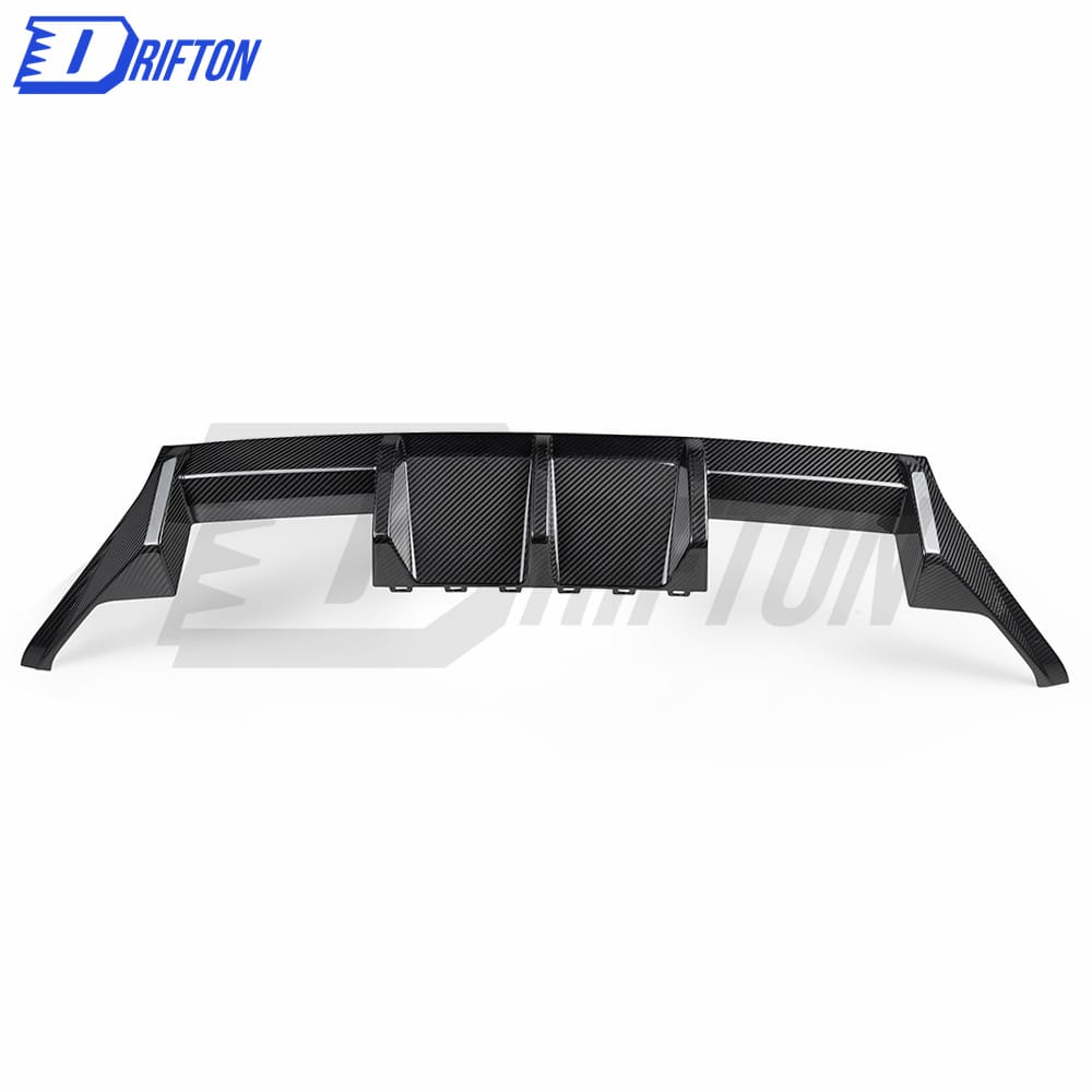 OEM Style Dry Carbon Fiber Rear Diffuser (LR Tips) For BMW G87 M2 2023-Present