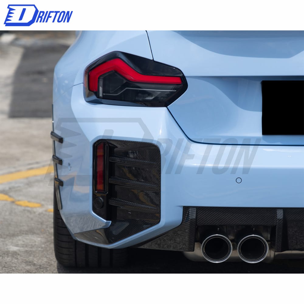 OEM Style Dry Carbon Fiber Rear Diffuser (LR Tips) For BMW G87 M2 2023-Present