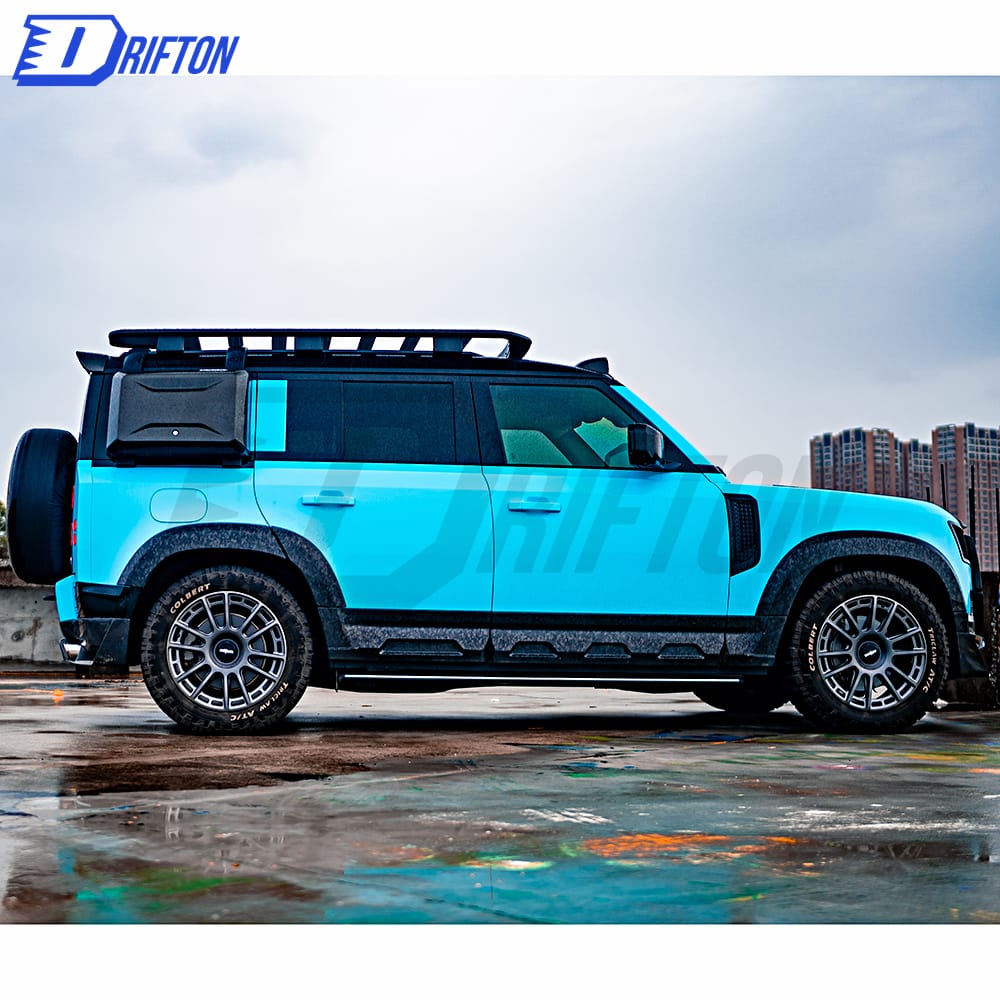 Plastic Spare Tyre & Dry Carbon Fiber Cover For Land Rover Defender 2020-2023